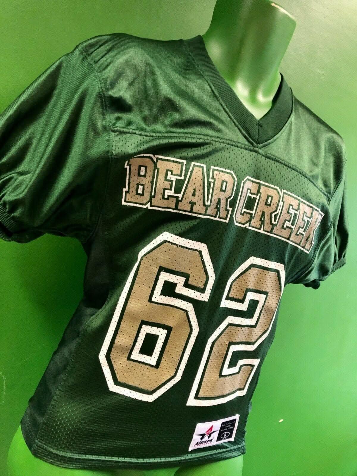 American Football Green Bear Creek Jersey Youth Small 6-8