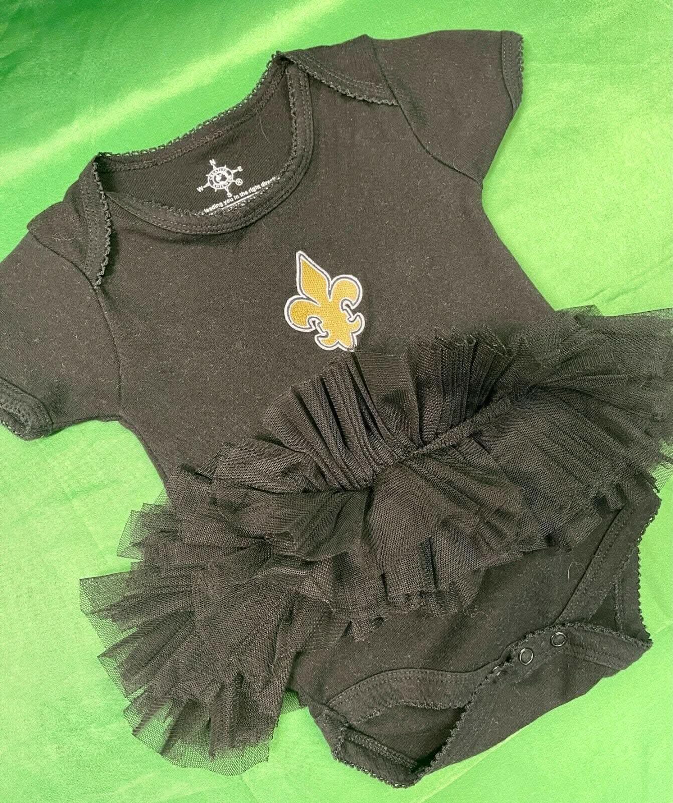 NFL New Orleans Saints Tutu Dress 3-6 months