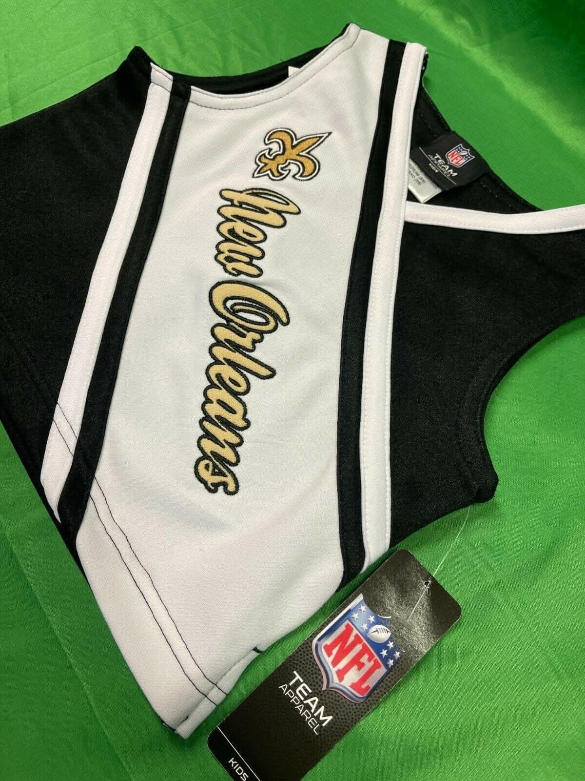 NFL New Orleans Saints Cheerleader Sleeveless Top NWT Kids' Medium 5-6