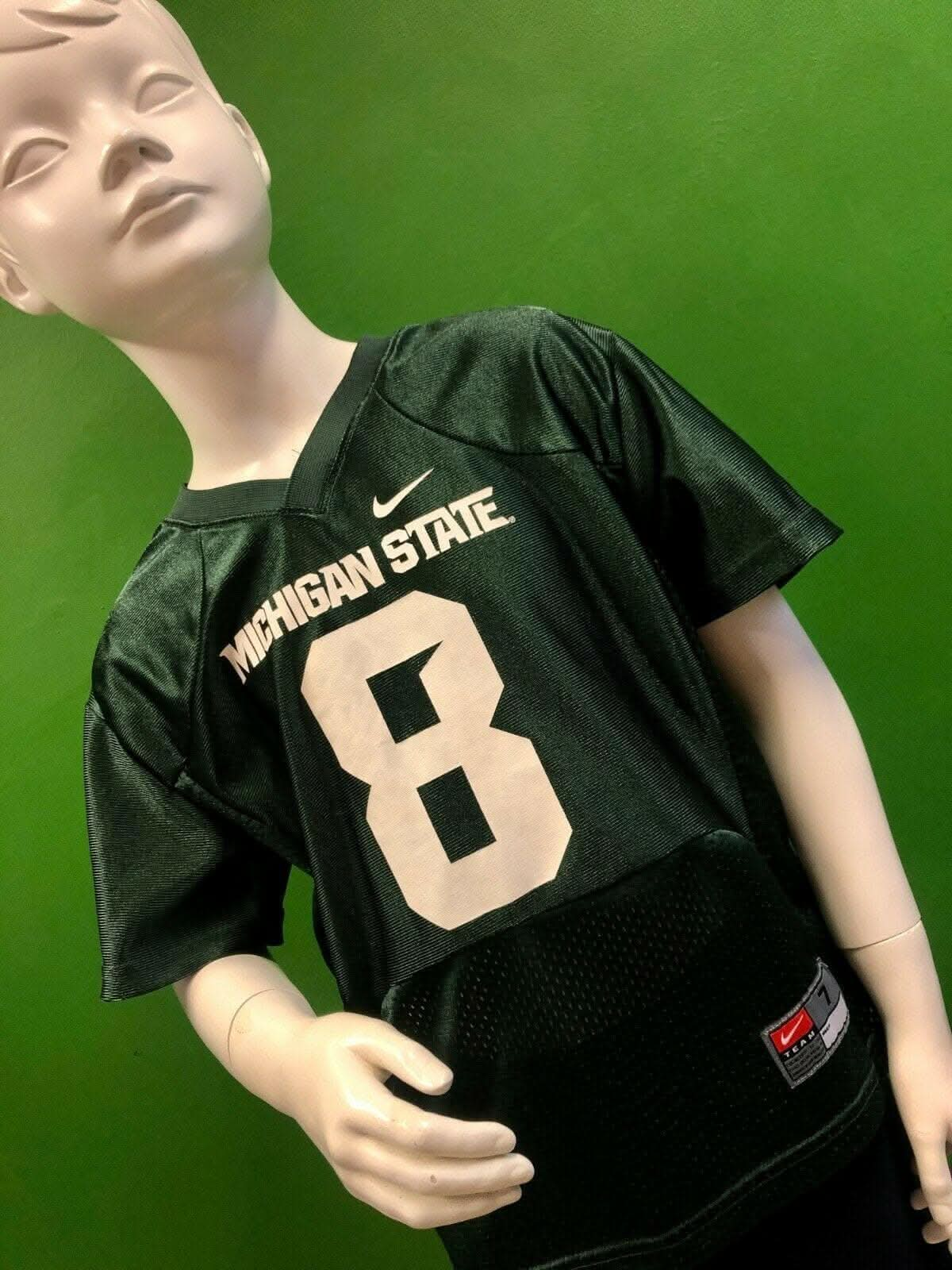 NCAA Michigan State Spartans #8 Jersey Youth Small 7