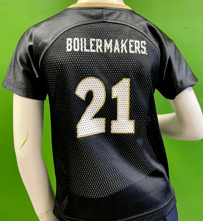 NCAA Purdue Boilermakers Black Jersey #21 Youth XS Toddler 4T