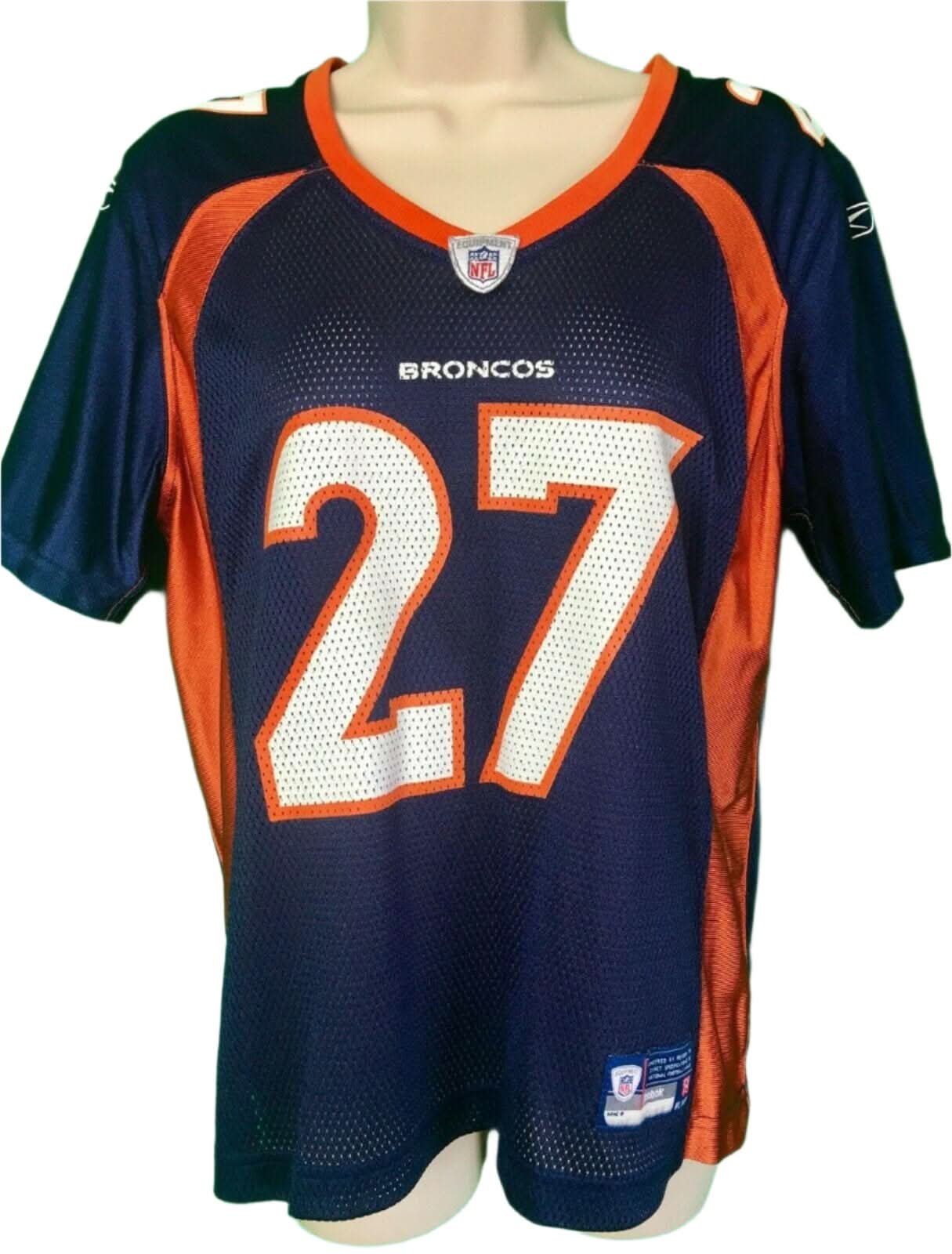 NFL Denver Broncos Knowshon Moreno #27 Jersey Women's Large