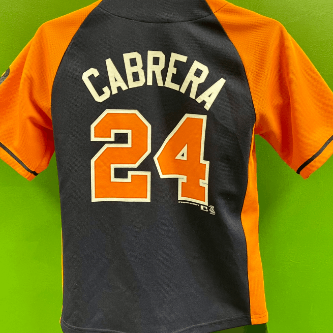 MLB Detroit Tigers Cabrera #24 Baseball Jersey Youth Medium 10-12