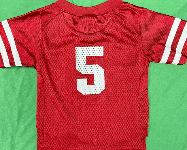 NCAA Nebraska Cornhuskers #5 Adidas Jersey Toddler 18 mths