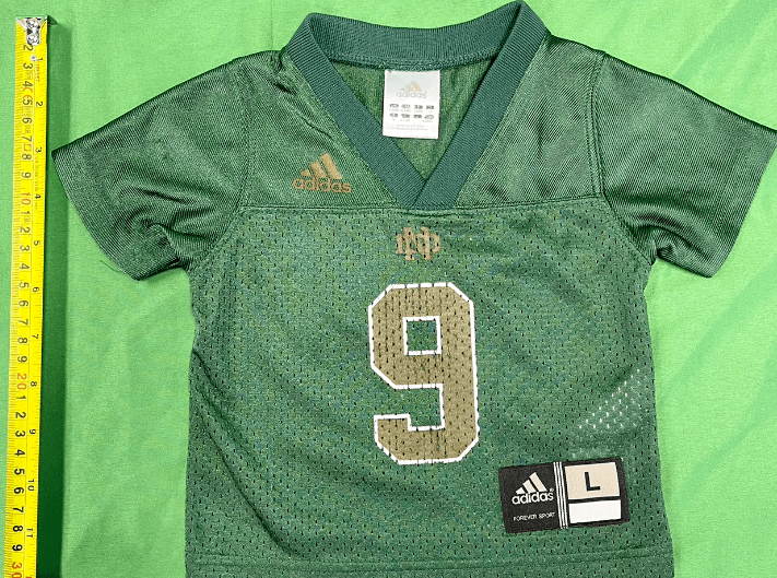NCAA Notre Dame Fighting Irish Adidas Baby Jersey 6-9 Months