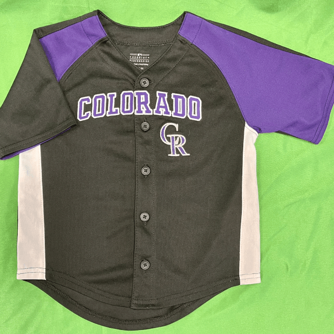MLB Colorado Rockies Baseball Jersey Toddler 4T