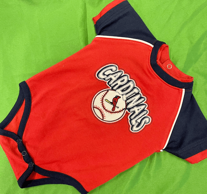 MLB St Louis Cardinals Colour Blocked Bodysuit/Vest 12 months