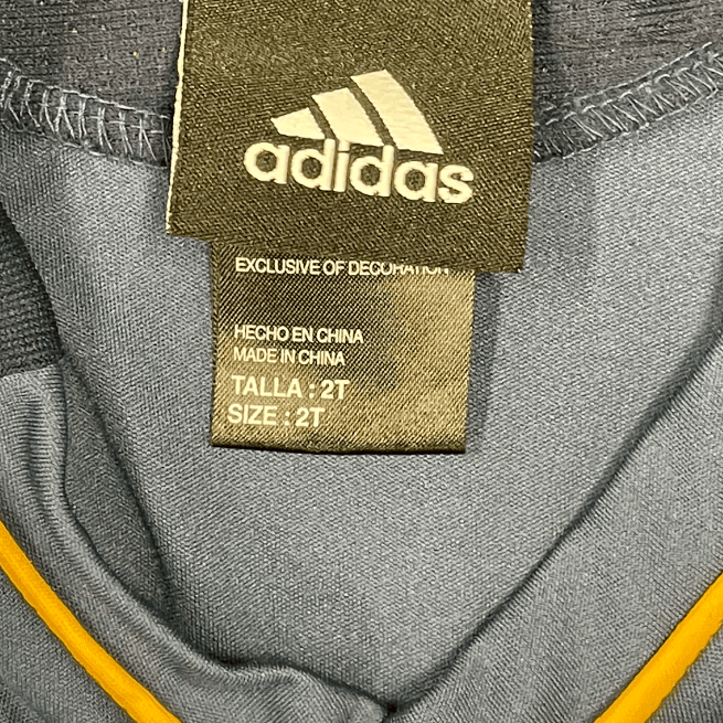 MLS LA Galaxy Adidas Soccer Shirt Top Jersey Toddler 2T