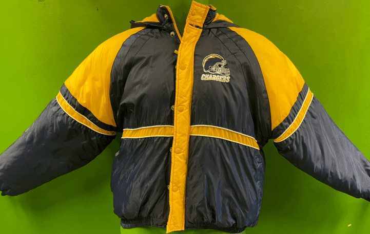 NFL Los Angeles Chargers Vintage Touchdown Club Jacket Youth Large 14-16