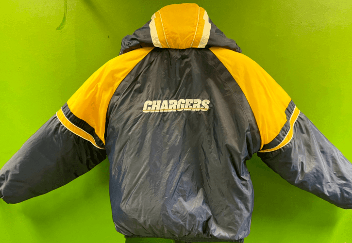 NFL Los Angeles Chargers Vintage Touchdown Club Jacket Youth Large 14-16