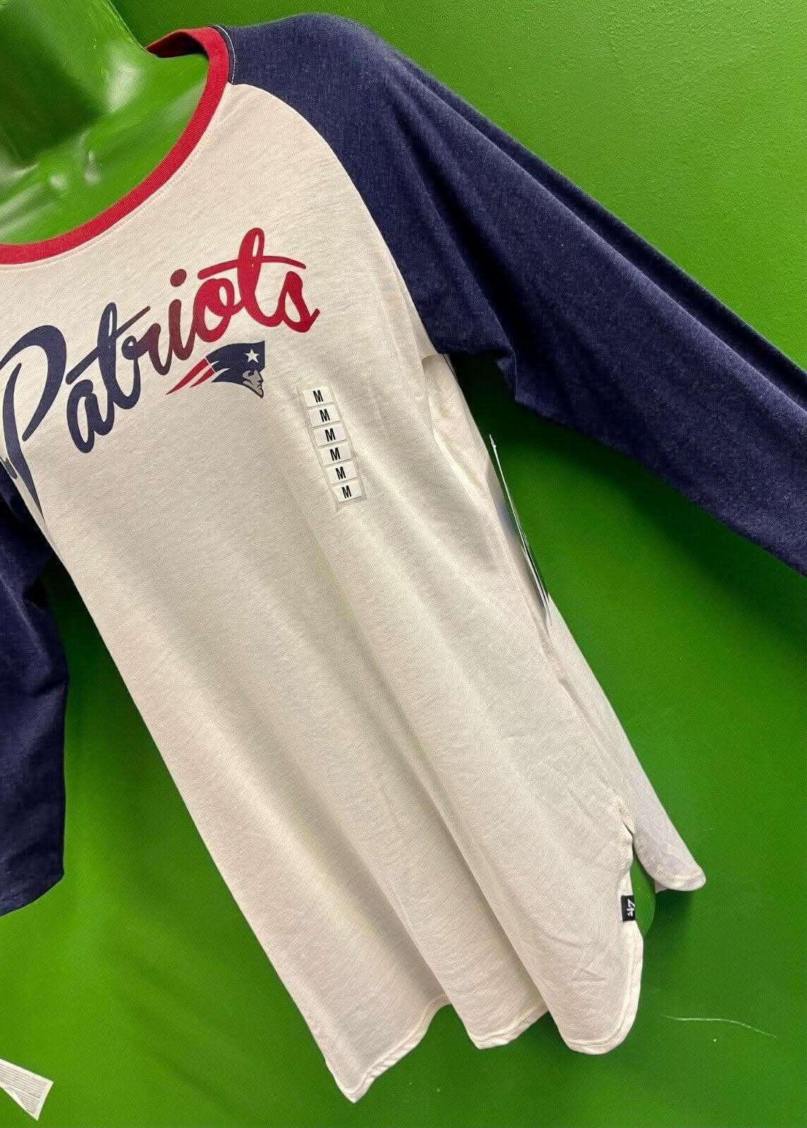 NFL New England Patriots '47 Raglan Splitter T-Shirt Women's XL NWT