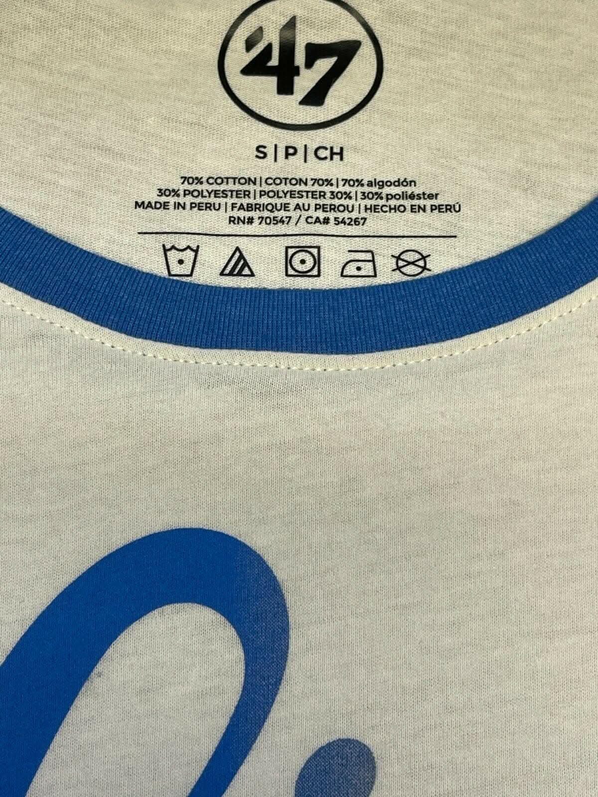 NFL Detroit Lions '47 Raglan Splitter T-Shirt Women's Small NWT