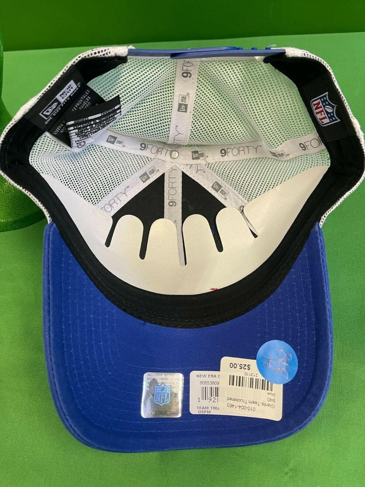 NFL New York Giants New Era 9FORTY Truckered Hat Cap NWT OSFA