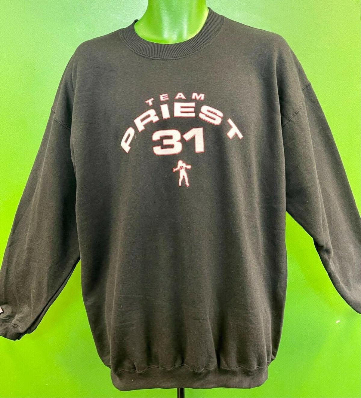 NFL Kansas City Chiefs Priest Holmes Custom Sweatshirt Men's Large NWT