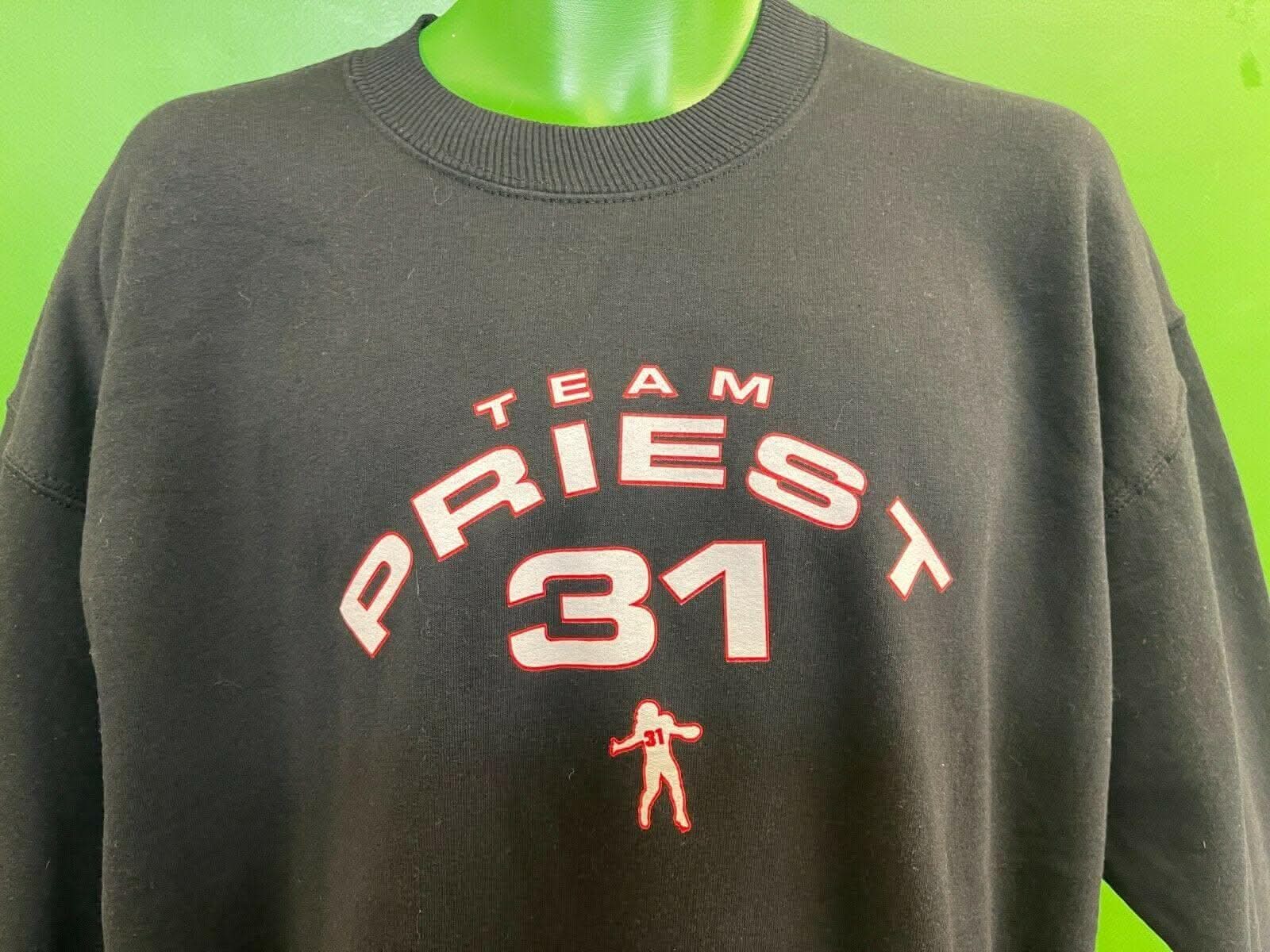 NFL Kansas City Chiefs Priest Holmes Custom Sweatshirt Men's Large NWT