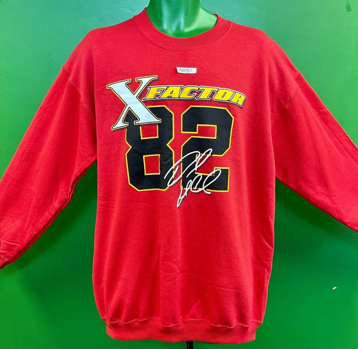 NFL Kansas City Chiefs Bowe #82 XFactor Custom Sweatshirt Men's LRG NWT