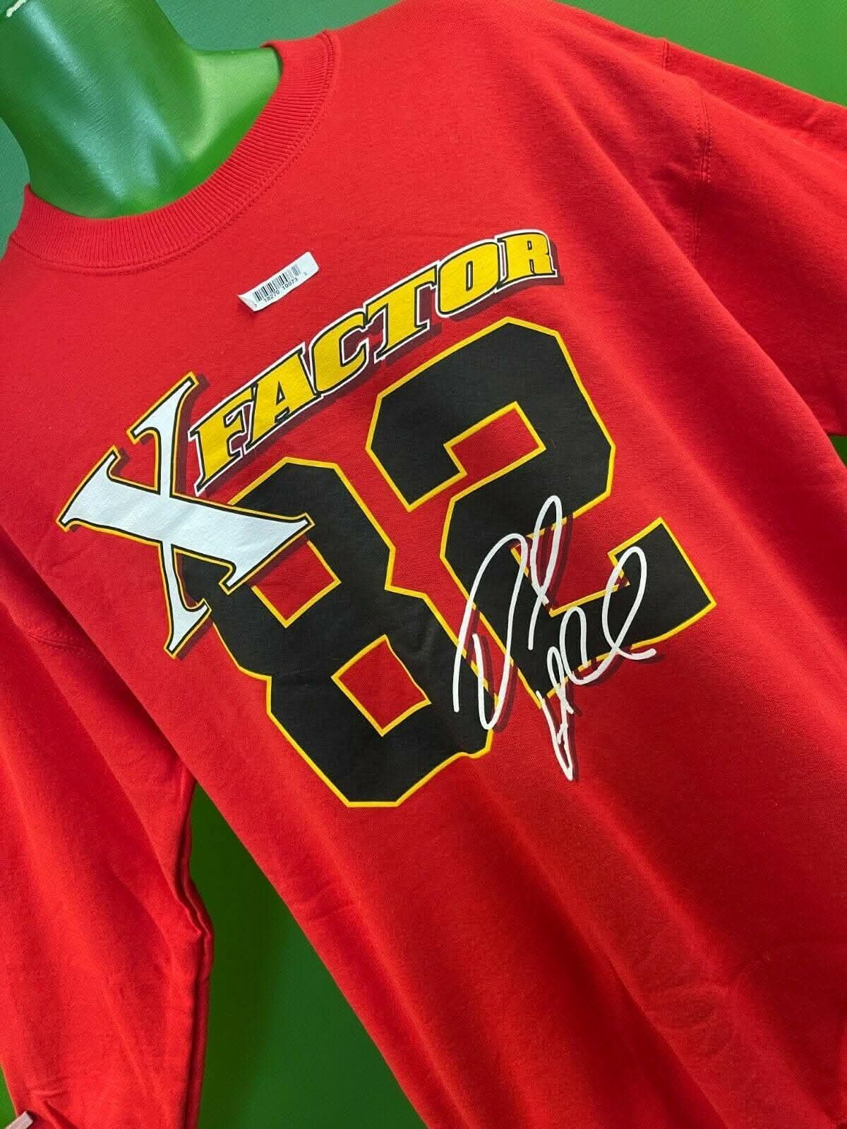 NFL Kansas City Chiefs Bowe #82 XFactor Custom Sweatshirt Men's LRG NWT