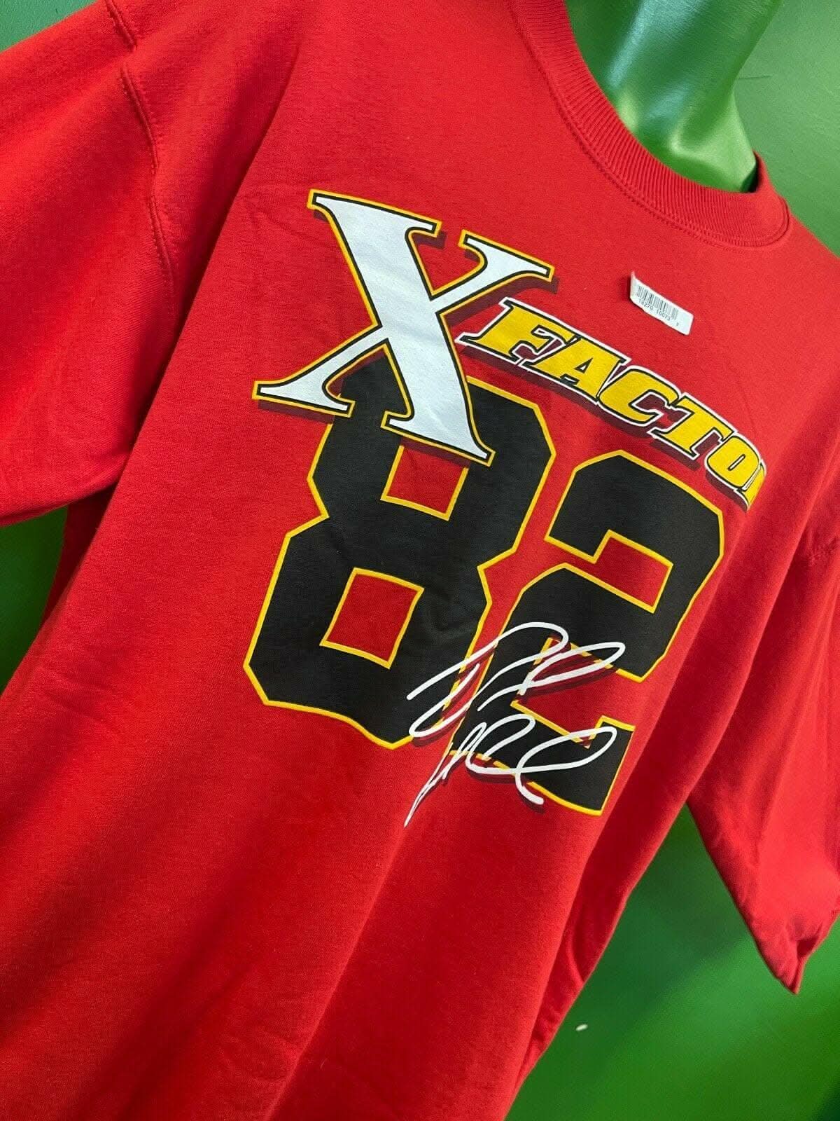NFL Kansas City Chiefs Bowe #82 XFactor Custom Sweatshirt Men's LRG NWT