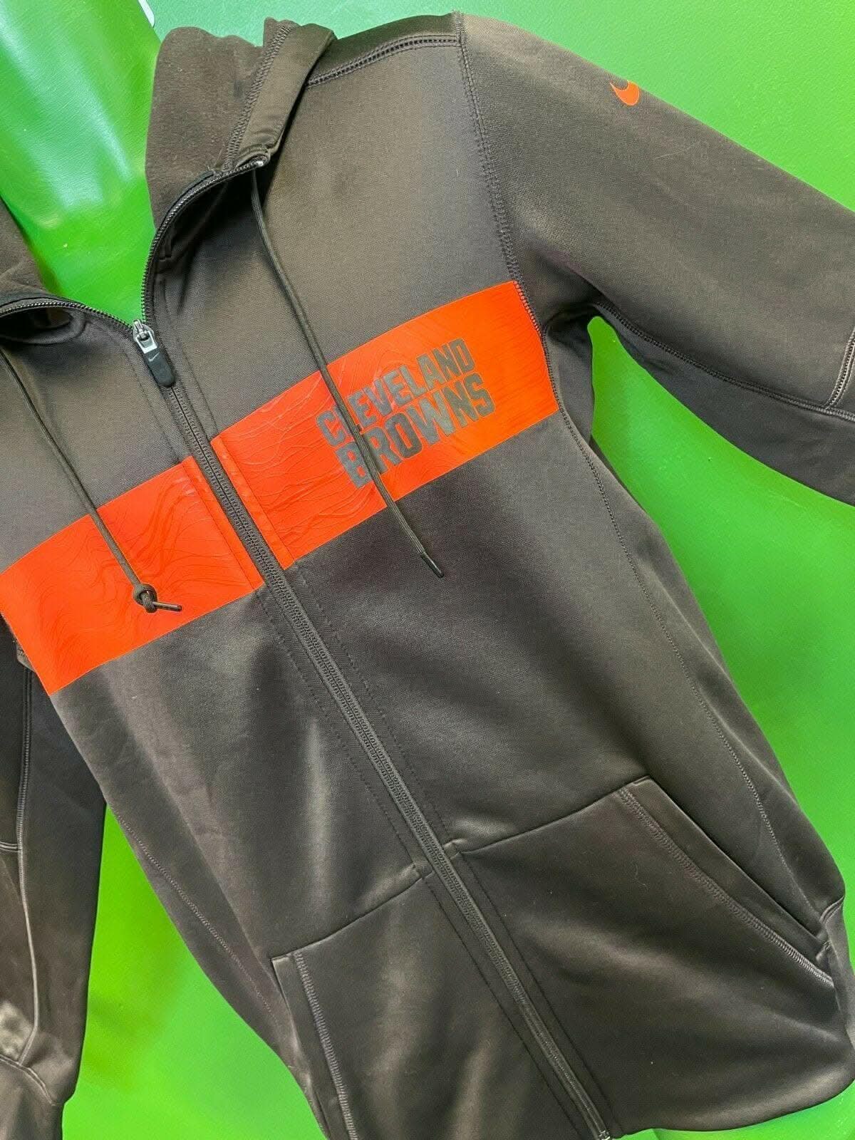 NFL Cleveland Browns On-Field Full Zip Hoodie Men's Small
