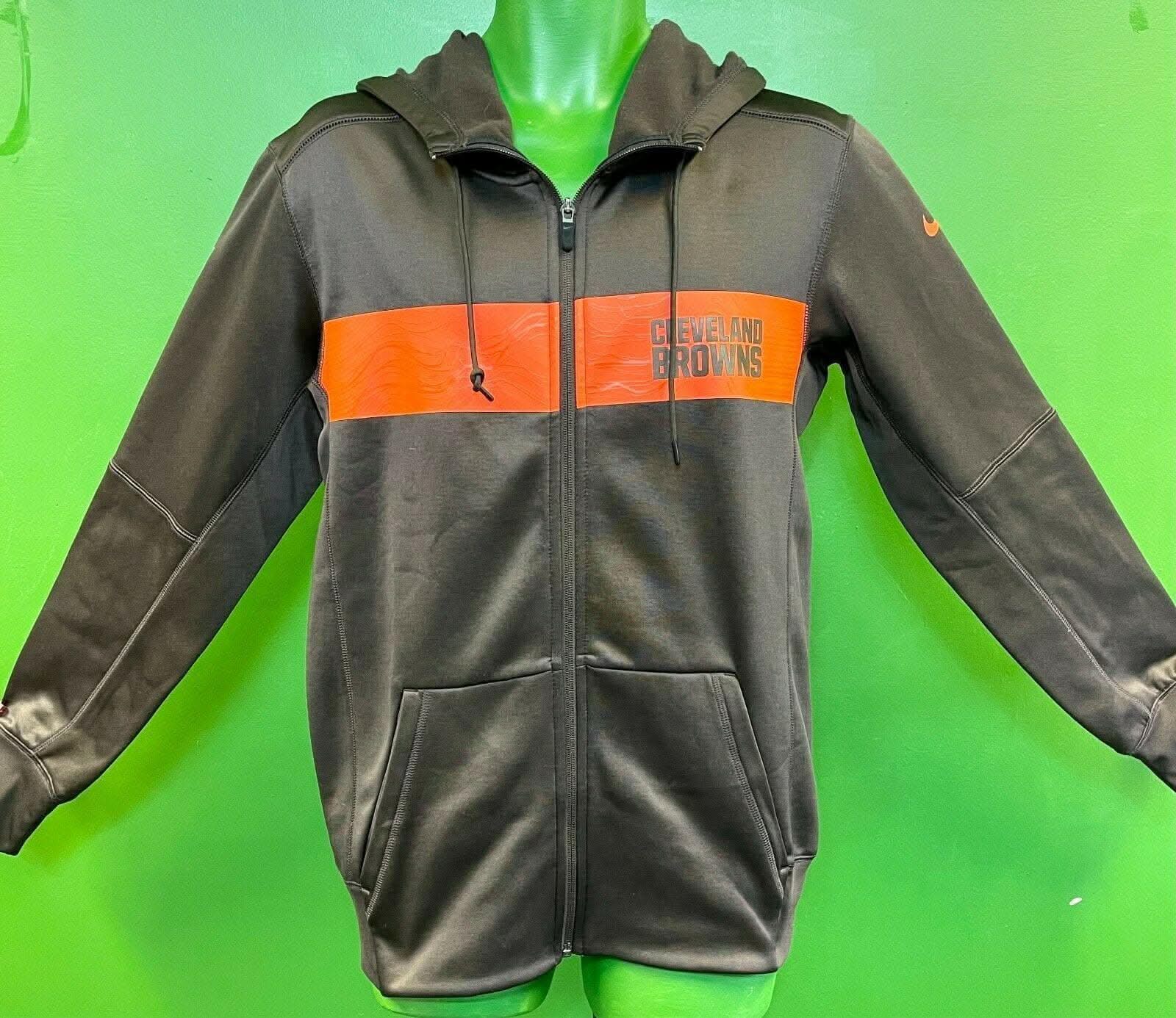 NFL Cleveland Browns On-Field Full Zip Hoodie Men's Small