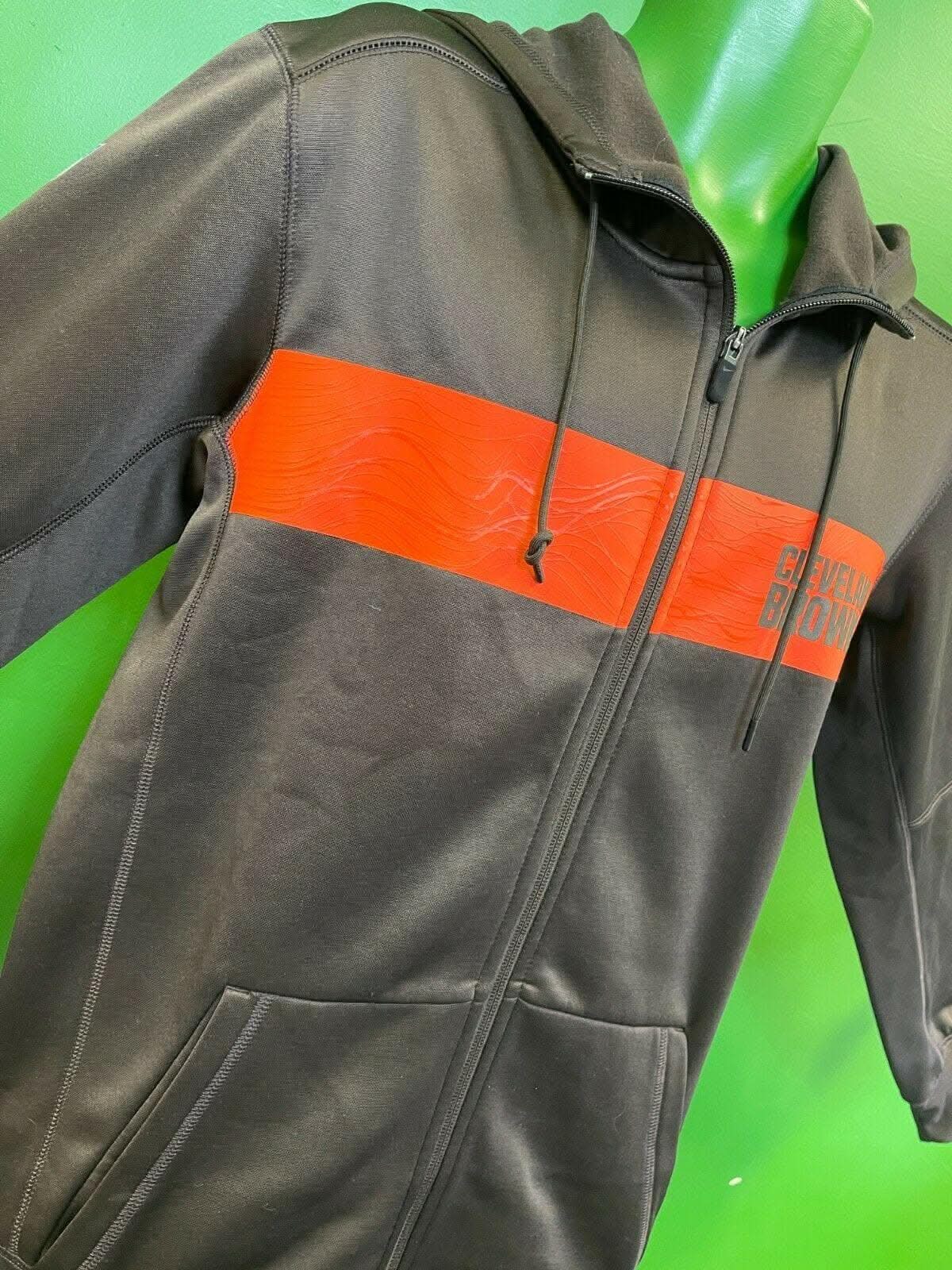NFL Cleveland Browns On-Field Full Zip Hoodie Men's Small