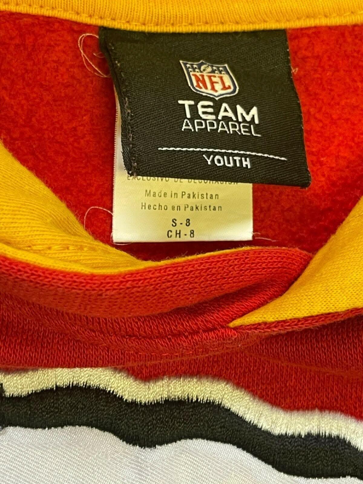 NFL Kansas City Chiefs Pullover Hoodie Youth Small 8