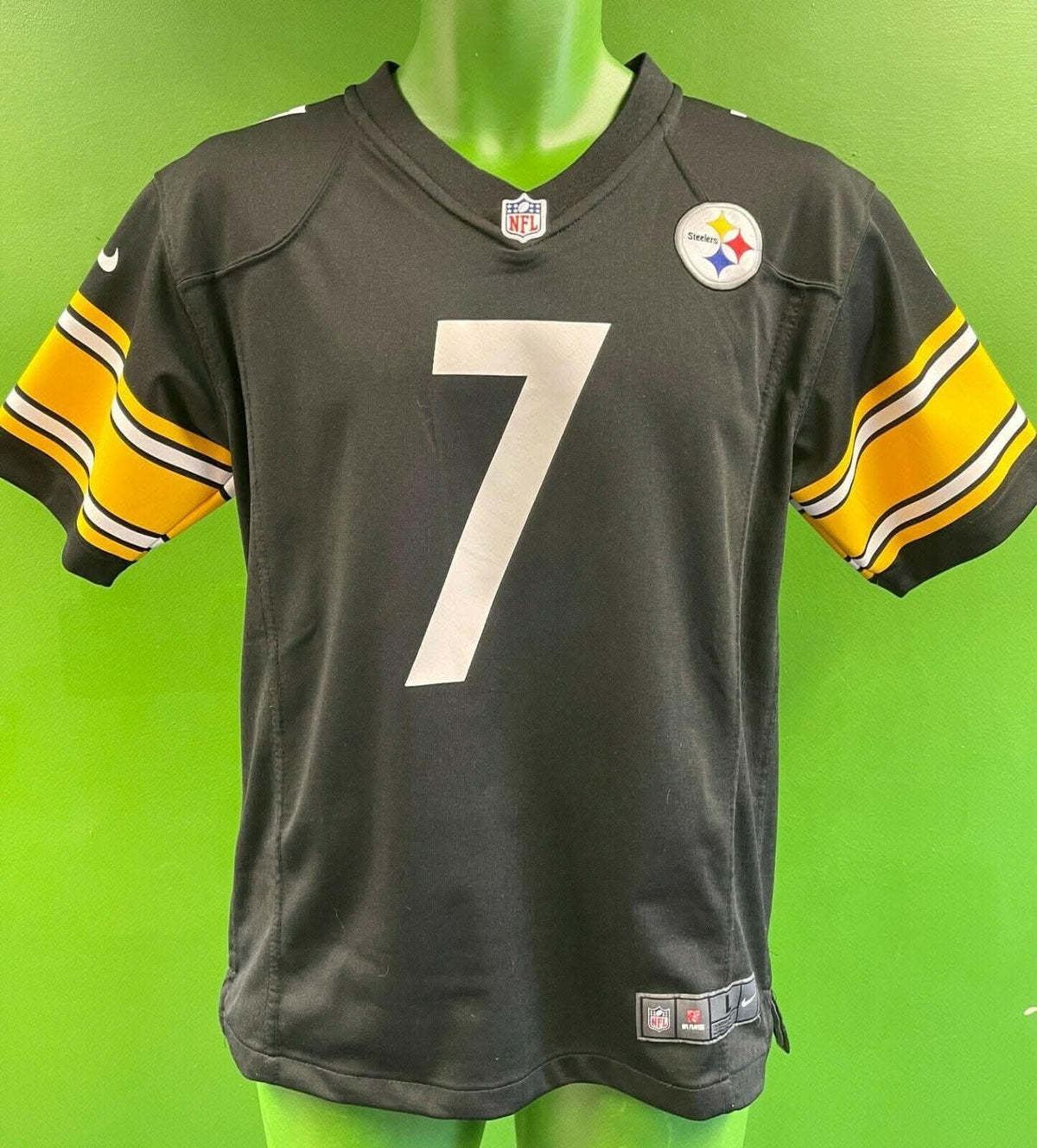 NFL Pittsburgh Steelers Roethisberger #7 Game Jersey Youth L 14-16