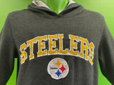 NFL Pittsburgh Steelers Charcoal Grey Hoodie Women's Medium