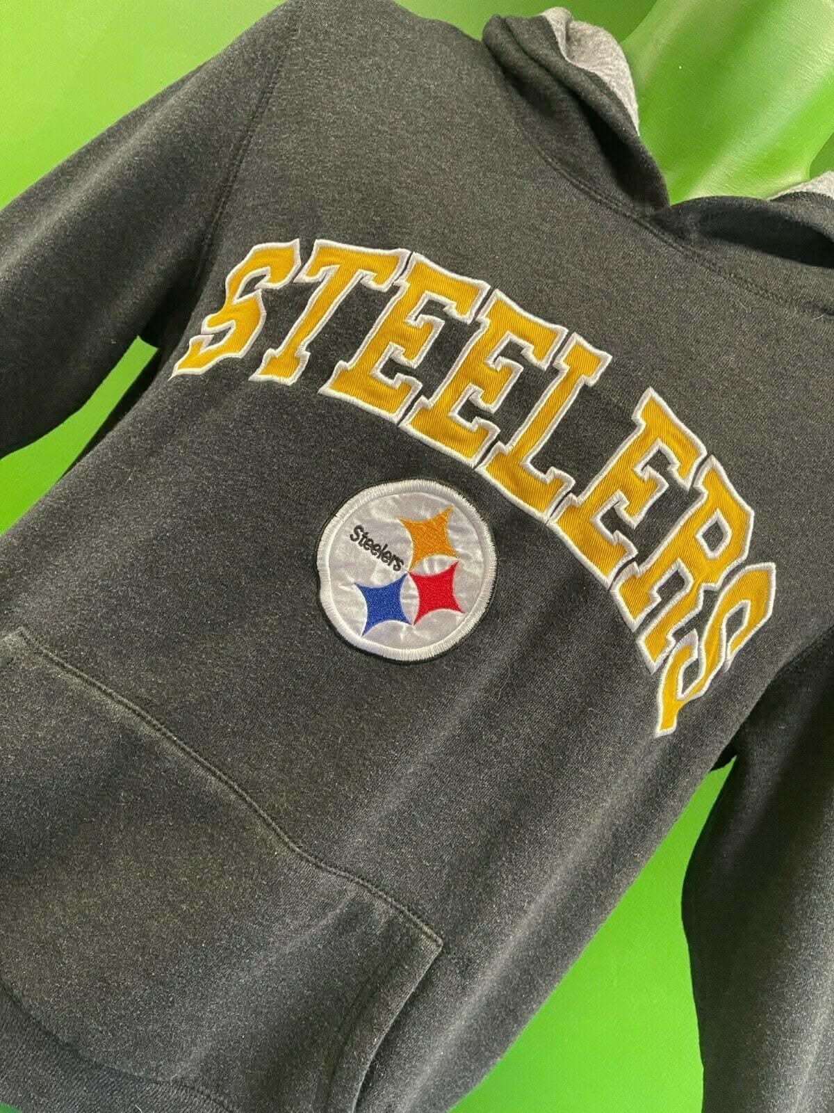 NFL Pittsburgh Steelers Charcoal Grey Hoodie Women's Medium