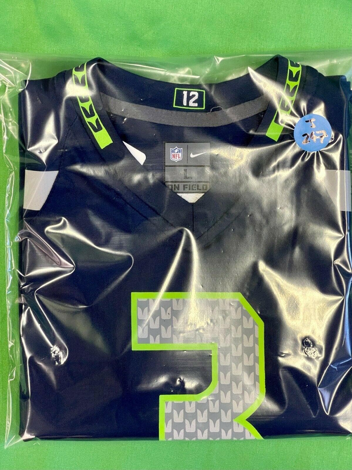 NFL Seattle Seahawks Russell Wilson #3  Game Jersey Youth Large 7