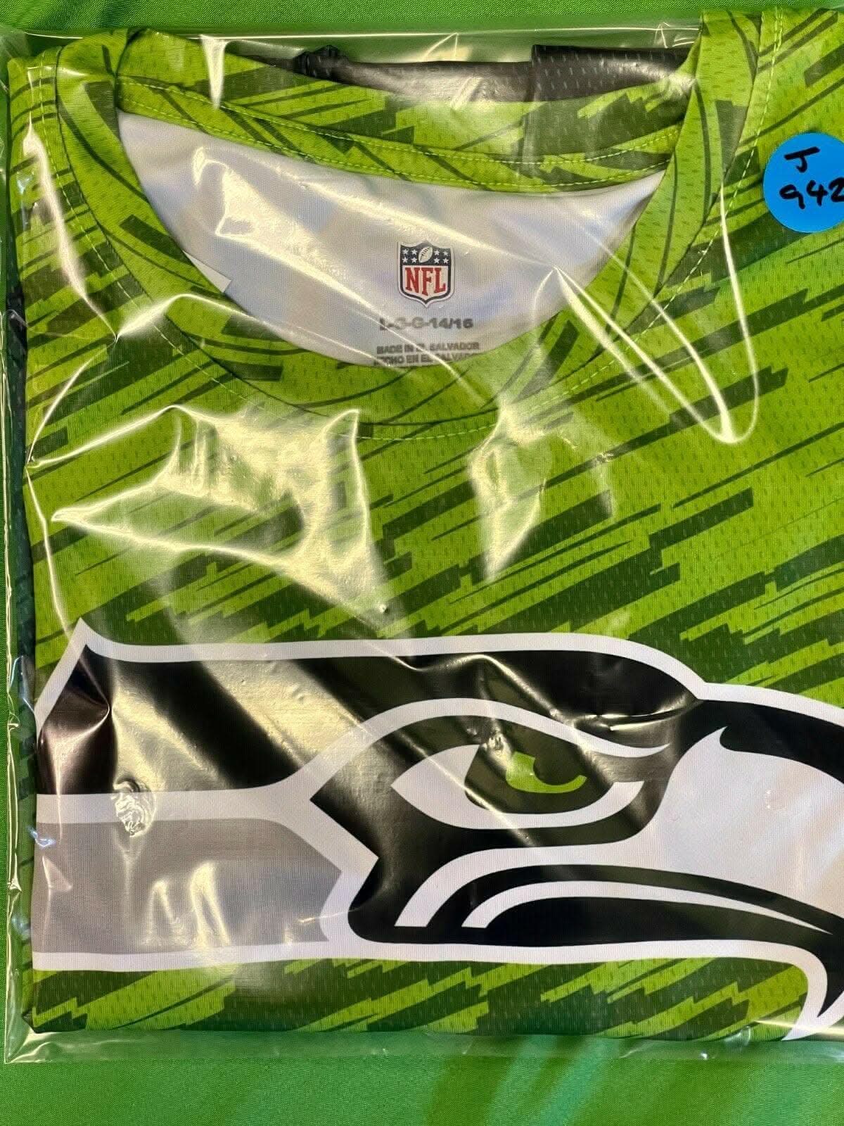 NFL Seattle Seahawks Bright Graphic T-Shirt Youth Large 14-16