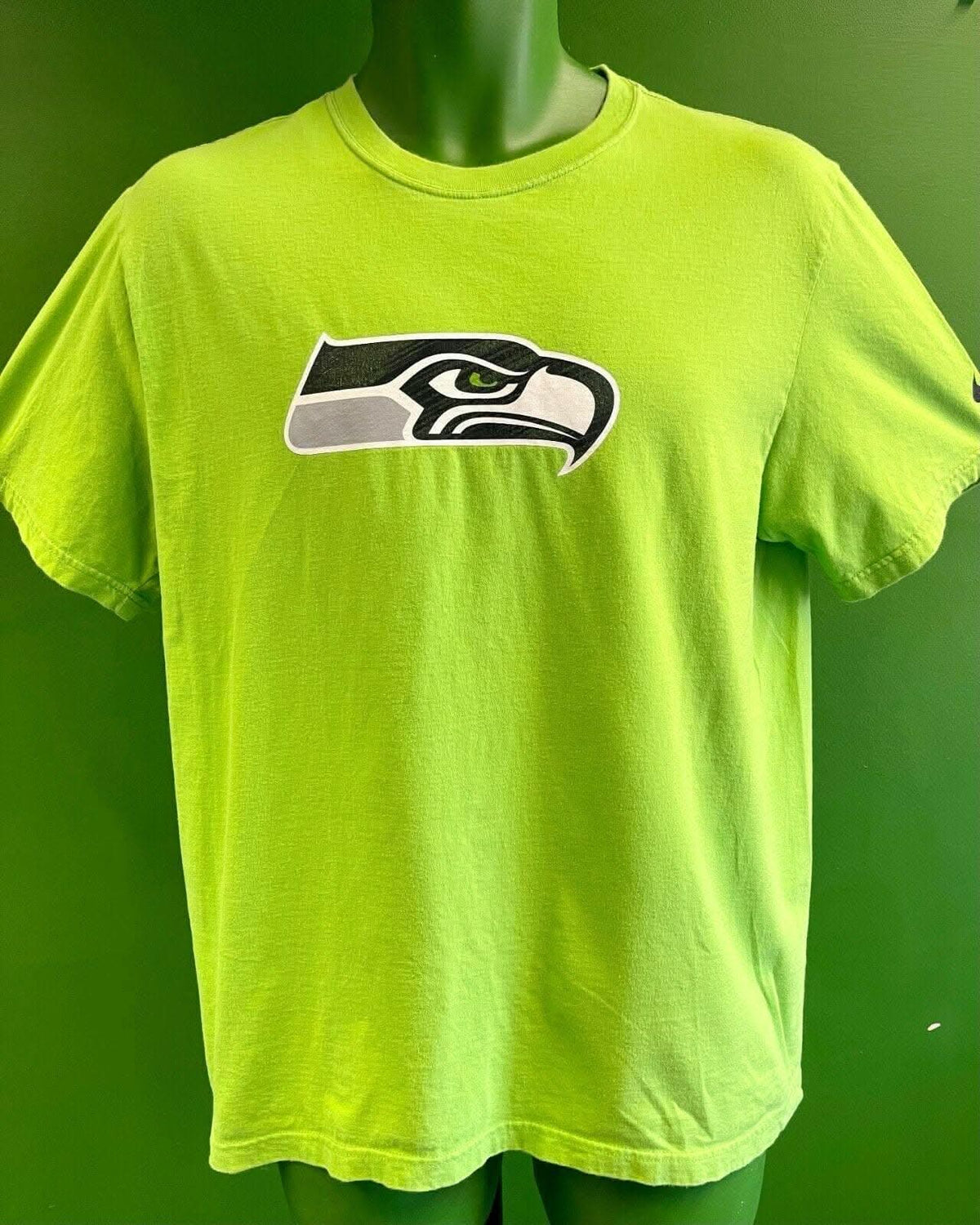 NFL Seattle Seahawks Green T-Shirt Men's Large