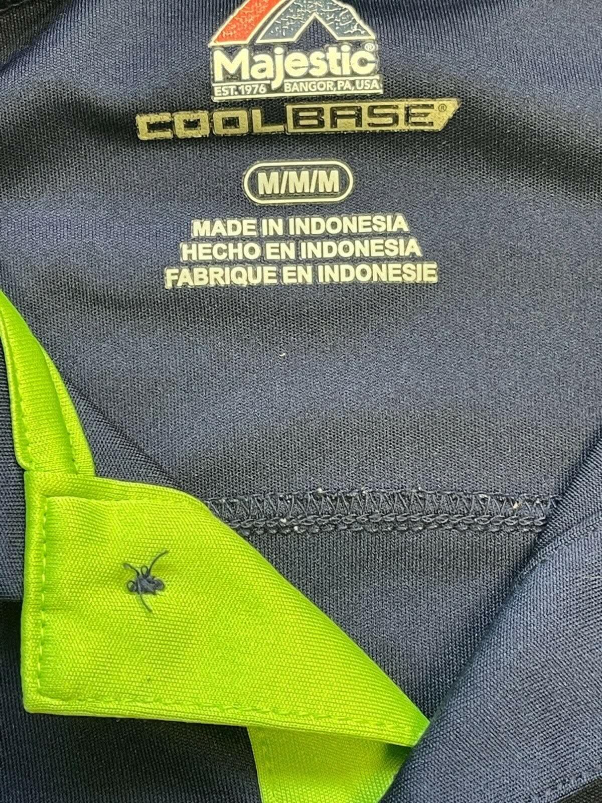 NFL Seattle Seahawks Majestic Cool Base Golf-Polo Shirt Men's Medium