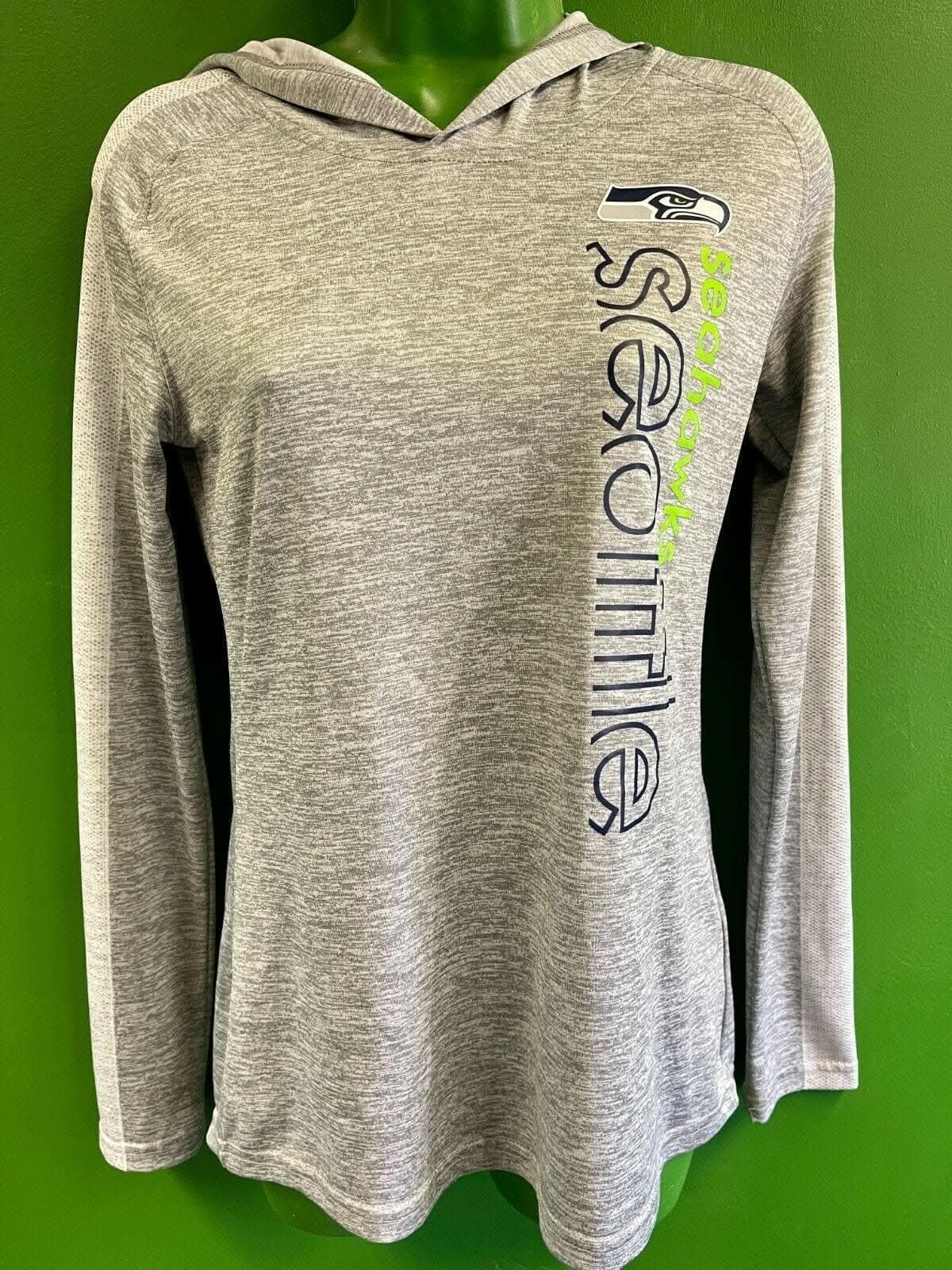 NFL Seattle Seahawks Majestic Cool Base Hoodie Top Women's Small