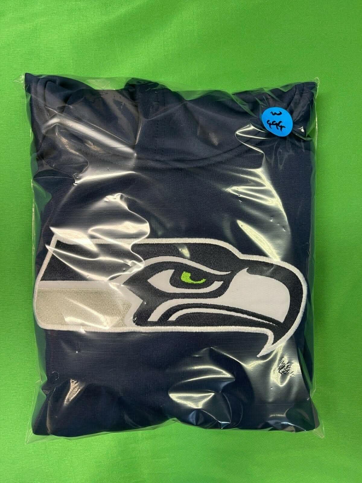 NFL Seattle Seahawks Navy Pullover Hoodie Youth Medium 10-12