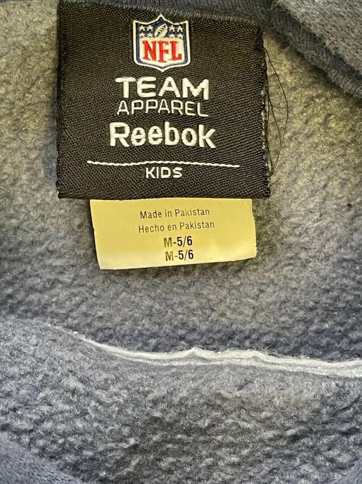 NFL Seattle Seahawks Reebok Pullover Hoodie Kids' Medium 5-6