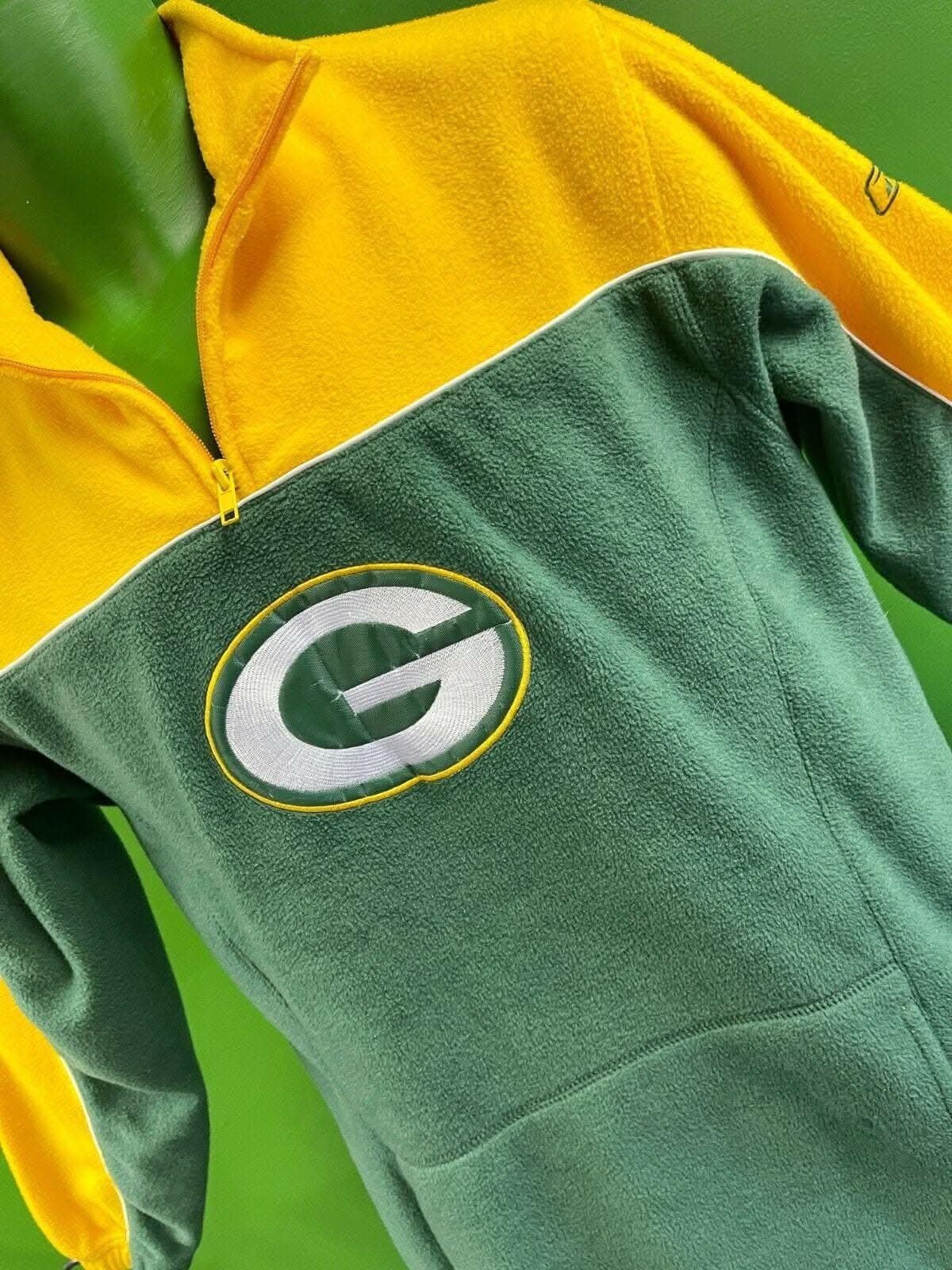 NFL Green Bay Packers Reebok Fleece 1/4 Zip Pullover Youth XL 18-20