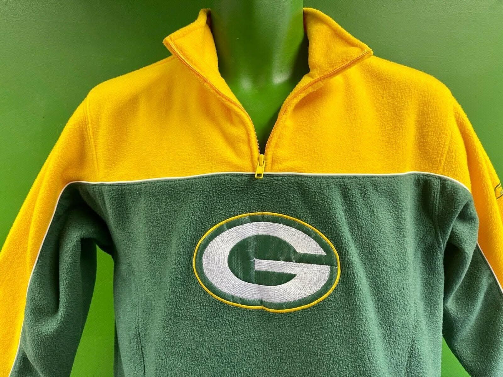 NFL Green Bay Packers Reebok Fleece 1/4 Zip Pullover Youth XL 18-20