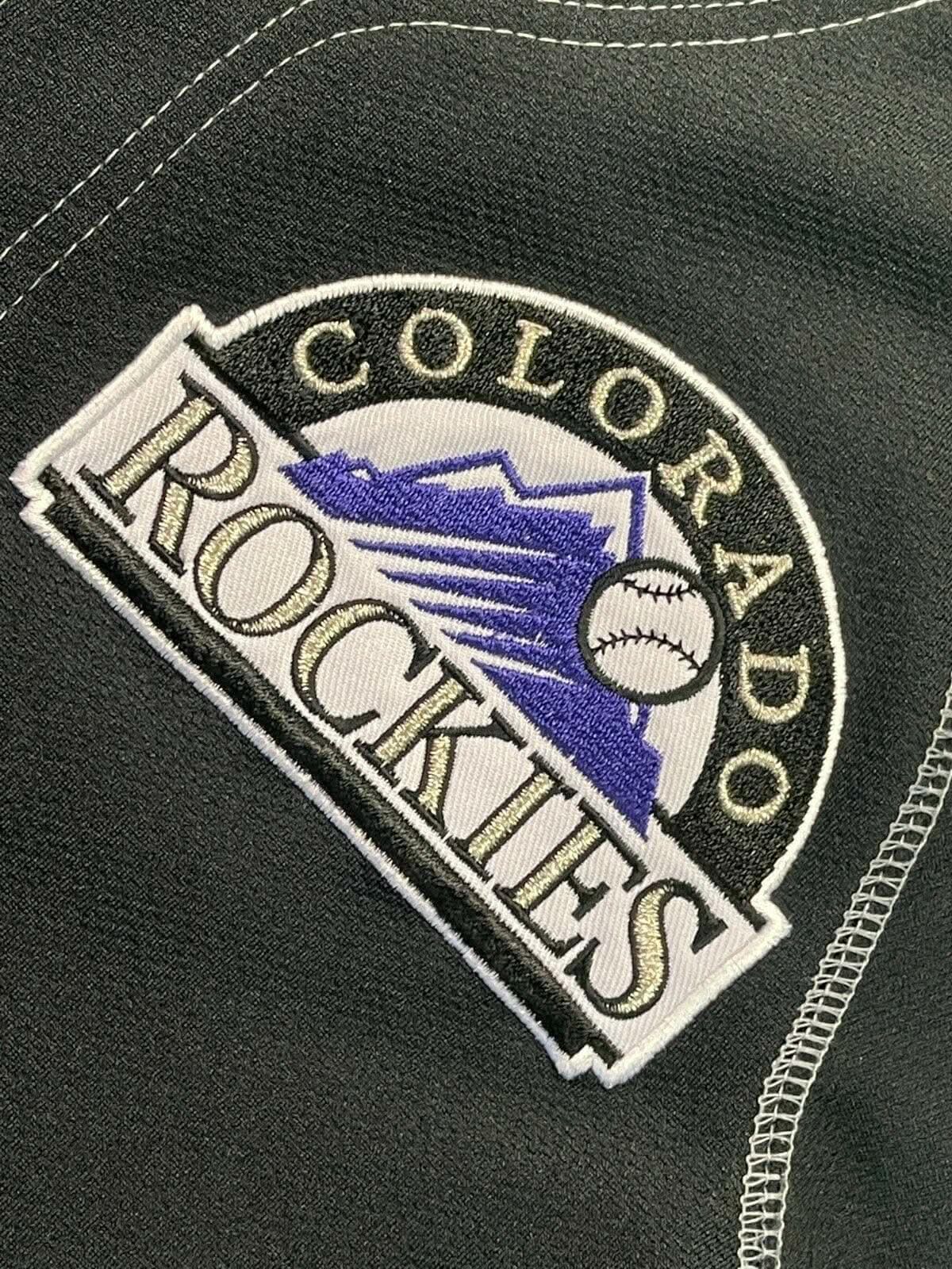 MLB Colorado Rockies Black Baseball Jersey Youth X-Small 5