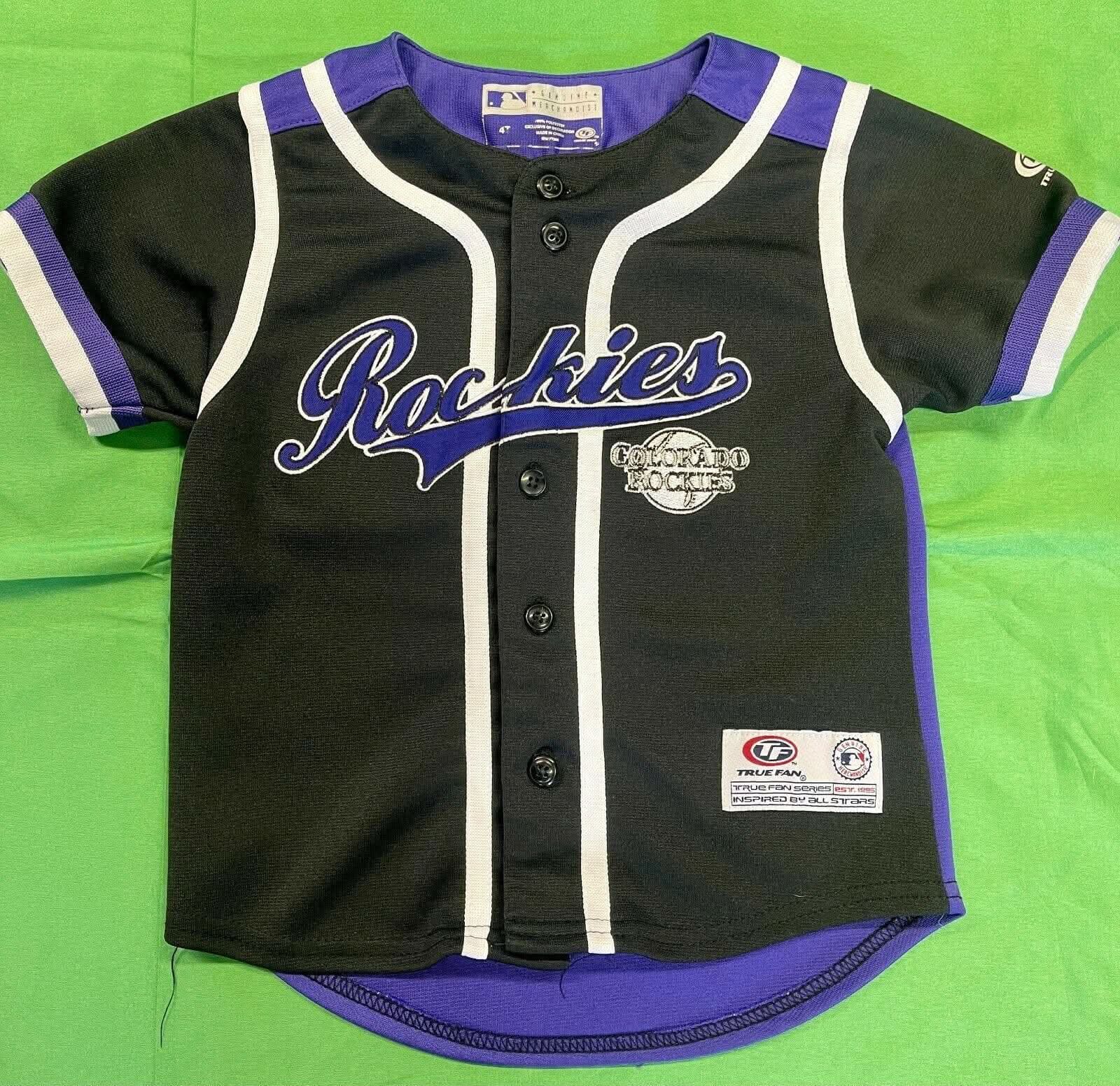 MLB Colorado Rockies True Fan Baseball Jersey Toddler 4T