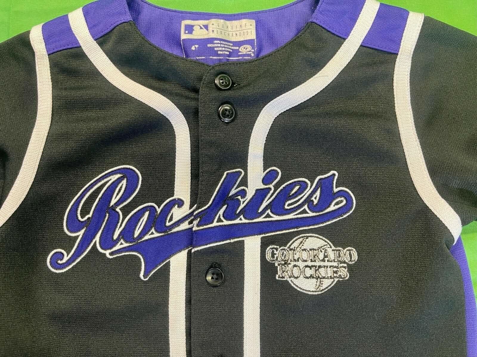 MLB Colorado Rockies True Fan Baseball Jersey Toddler 4T