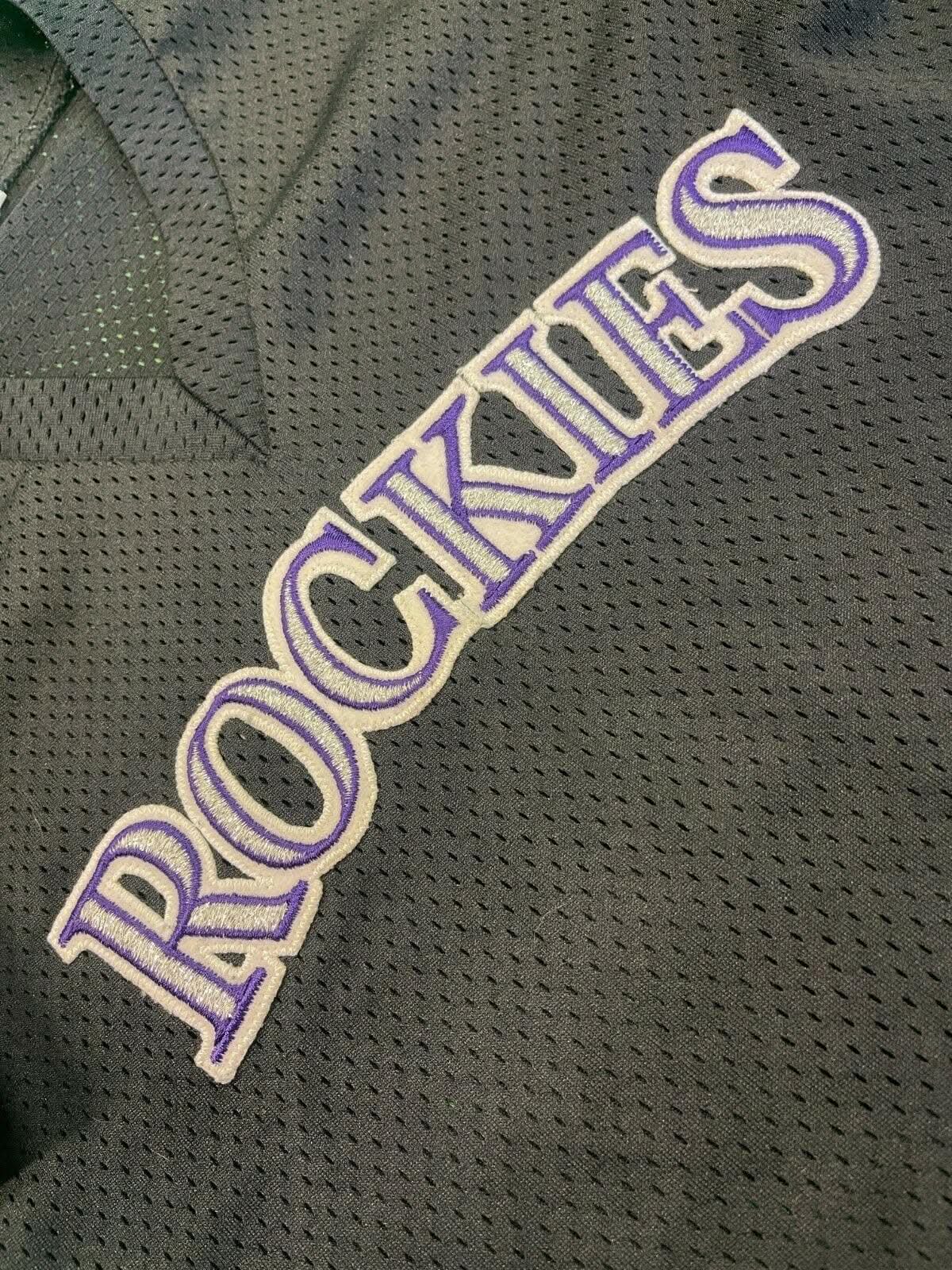 MLB Colorado Rockies Majestic Diamond Collection Baseball Jersey Youth Small