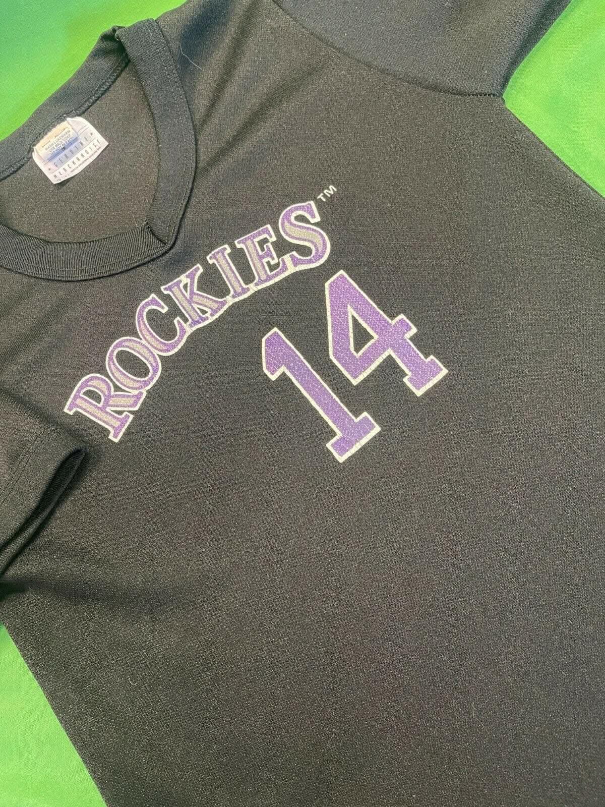 MLB Colorado Rockies Jersey-Style Top #14 Youth Medium