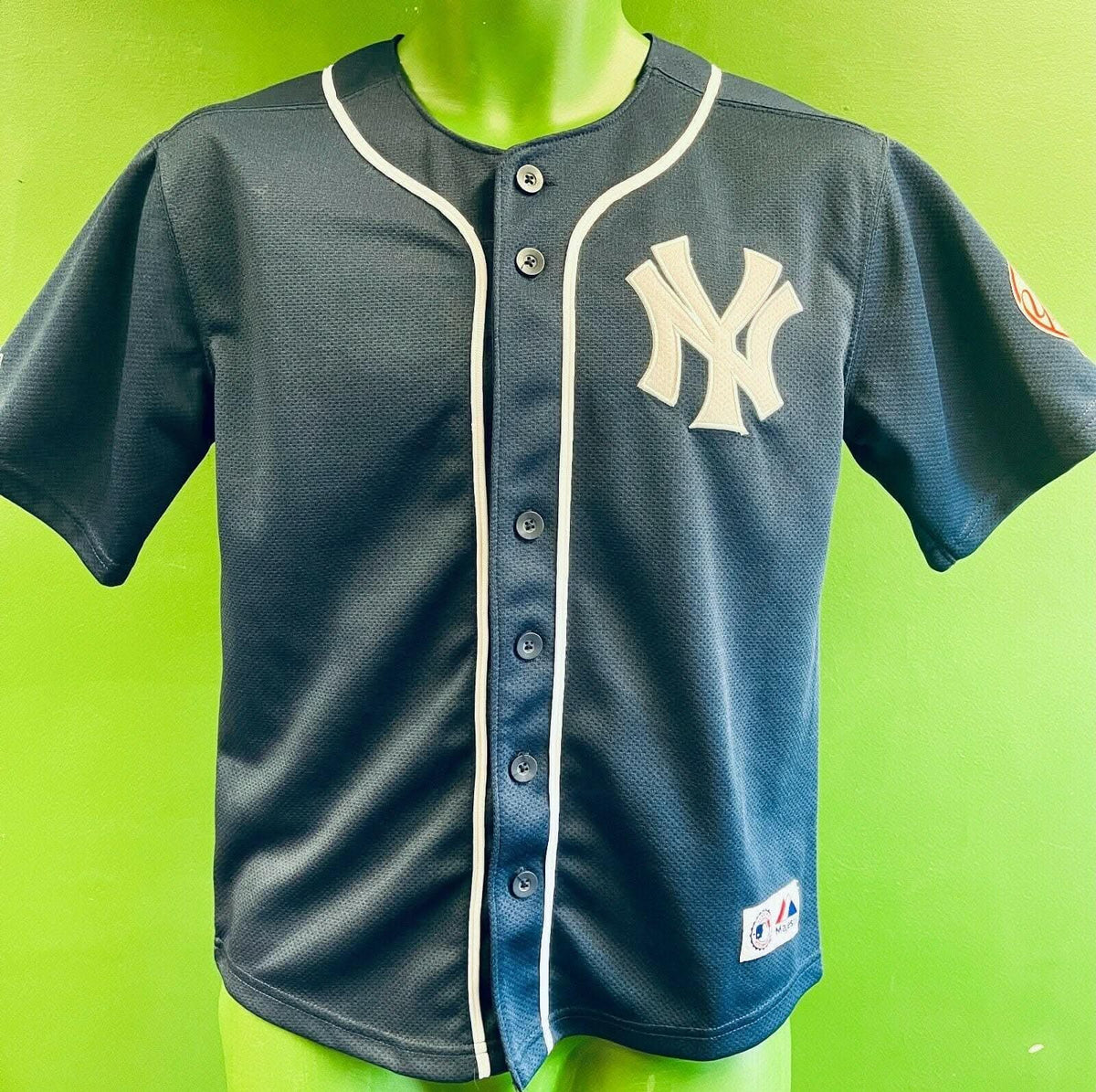 MLB New York Yankees Majestic Baseball Jersey Youth Large 14-16