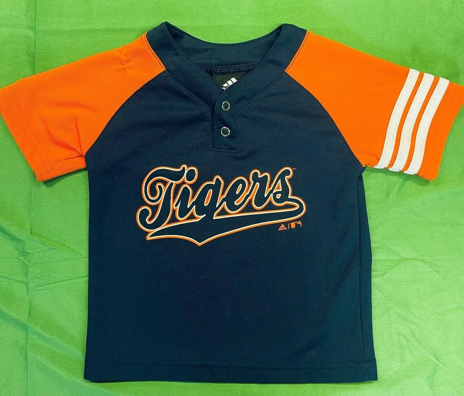 MLB Detroit Tigers V-Neck Baseball Jersey 24 Months