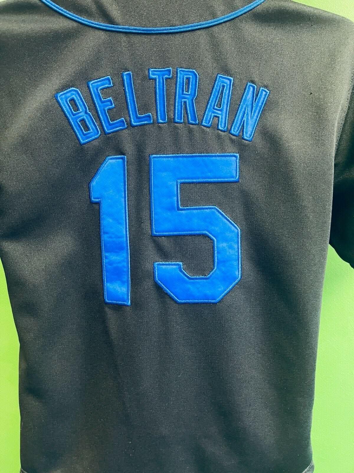 MLB New York Mets Majestic Baseball Jersey Beltran #15 Youth Medium 10-12