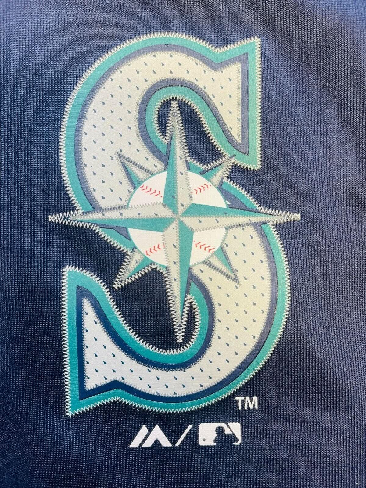MLB Seattle Mariners Majestic Jersey-Style Top Youth Large 14-16