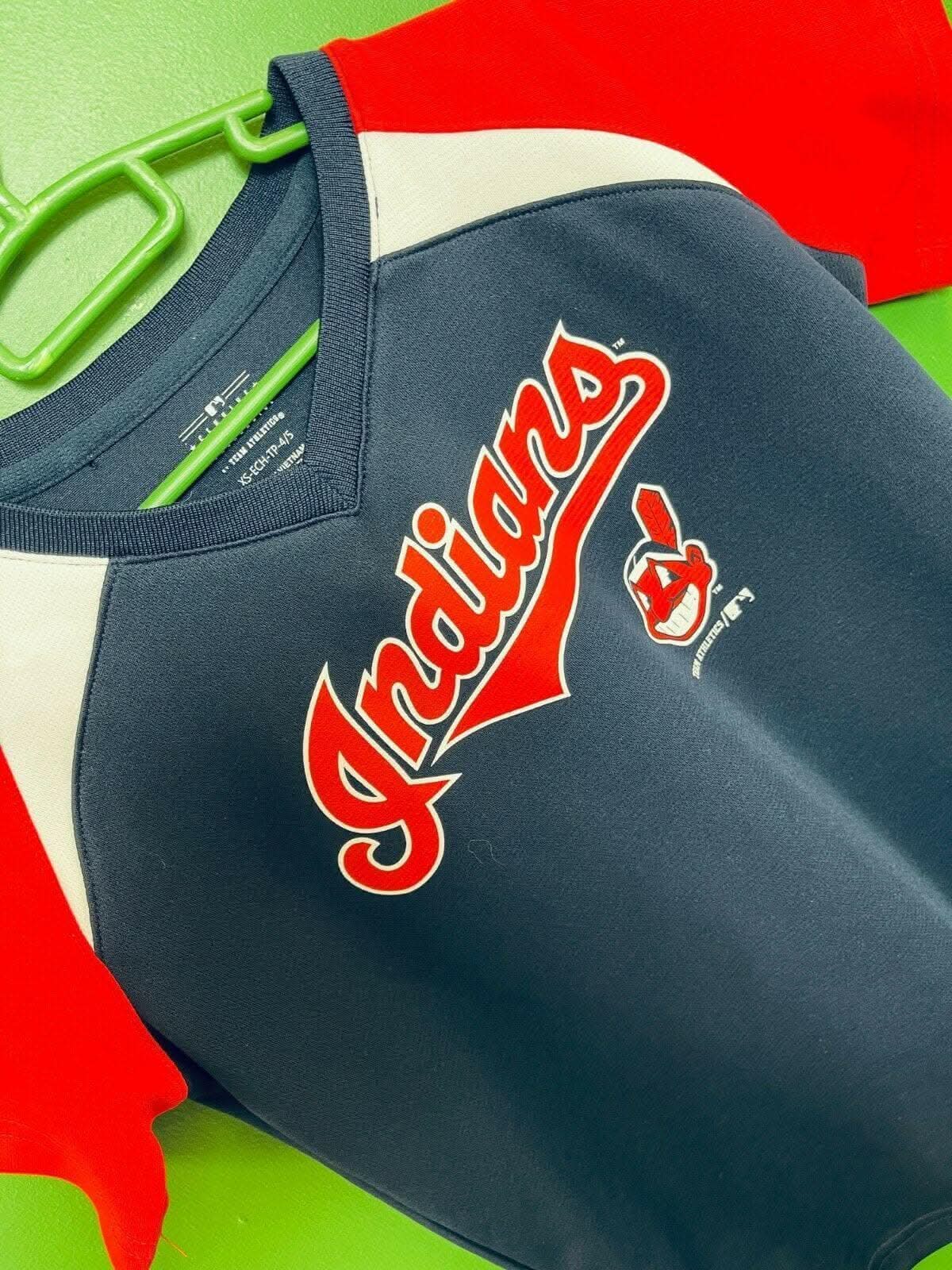 MLB Cleveland Indians Jersey-Style Top Youth X-Small 5