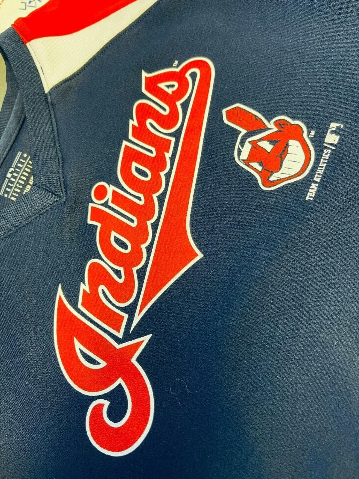 MLB Cleveland Indians Jersey-Style Top Youth X-Small 5