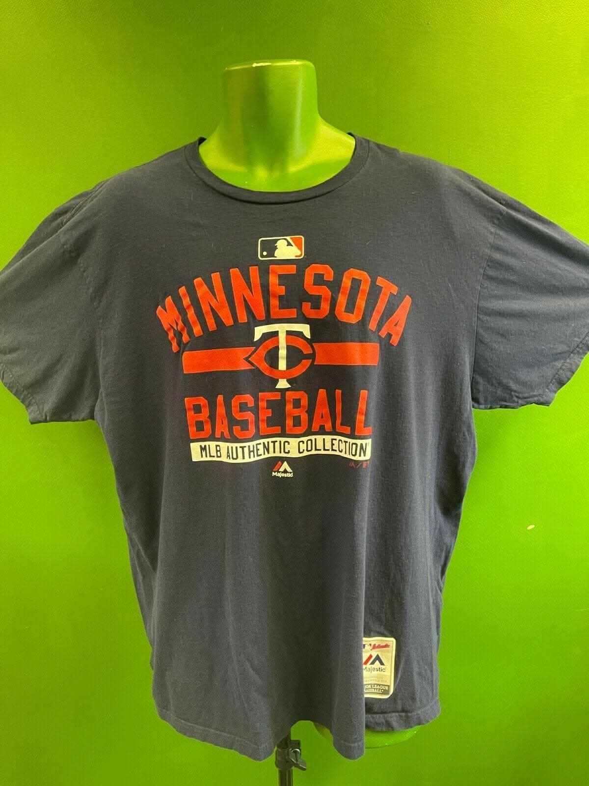 MLB Minnesota Twins Majestic Ring-Spun Cotton T-Shirt Men's 2X-Large